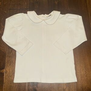 NWOT Luigi Kids Khaki Picot Trim Shirt - 5 price is firm